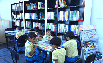 Library at Barakah CBSE school, Mangalore