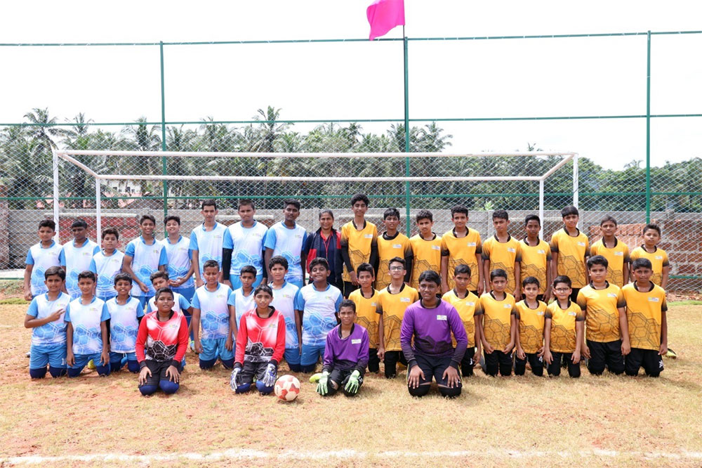 Play area & sports arena at Barakah CBSE school, Mangalore