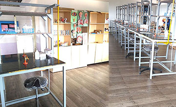 Science lab at Barakah CBSE school, Mangalore